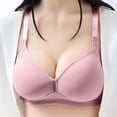 thumbnail image 3 of Wdfiry Plus Size Wirefree Bras for Women Full Coverage Soft Support Bralettes Embroidery Light Breathable Push Up Everyday Bra, 3 of 6