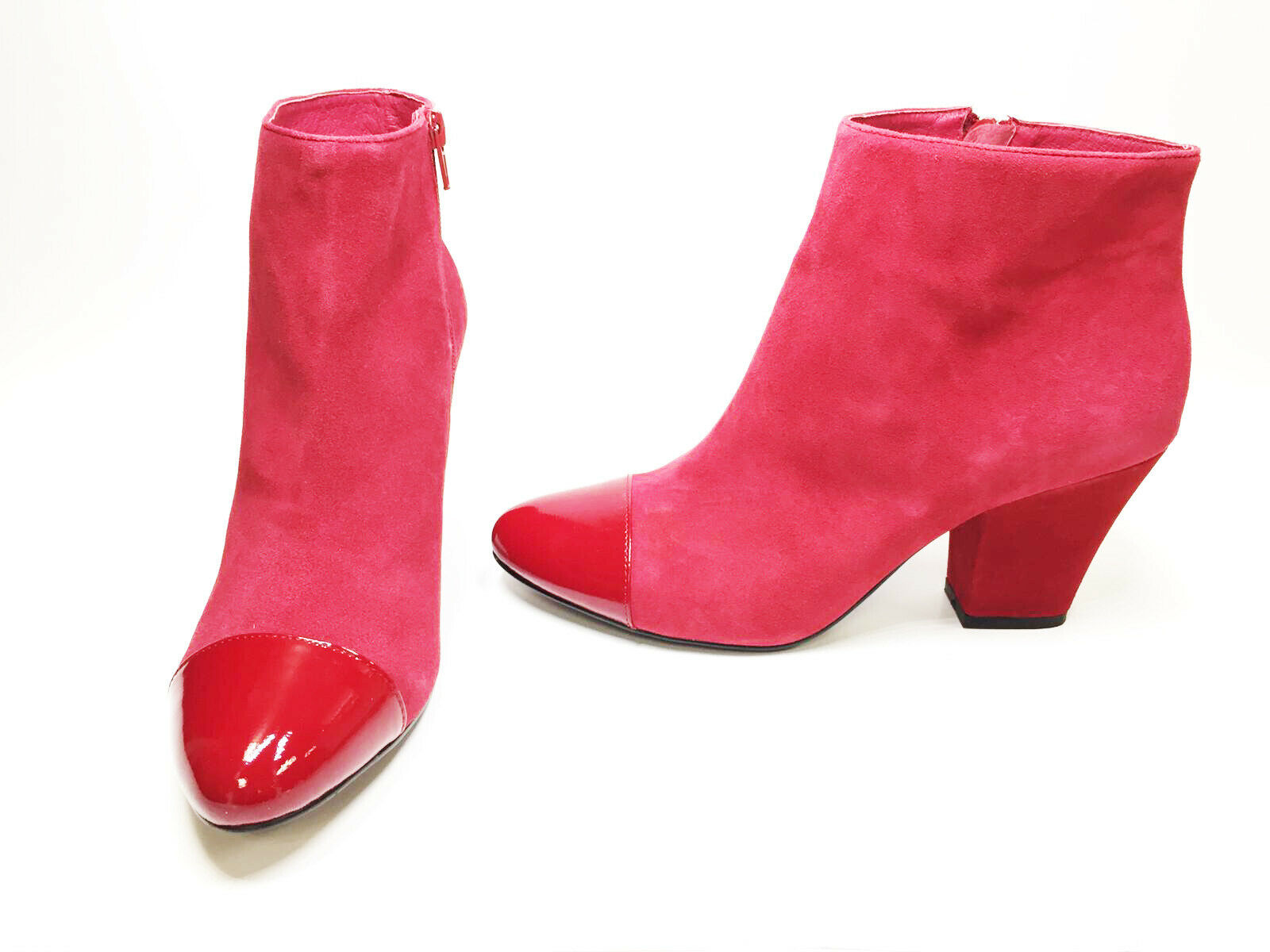 burgundy pointed boots