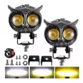 thumbnail image 1 of Un Par Luces Led Para Faros Motos Luz Auxiliares Lupa Autos, 1 of 6
