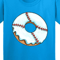 thumbnail image 4 of Inktastic Baseball Donut Youth T-Shirt, 4 of 5
