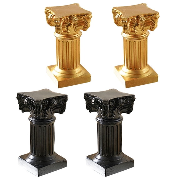 OULII Compact Size ABS Resin Candle Holders for House and Party Decoration