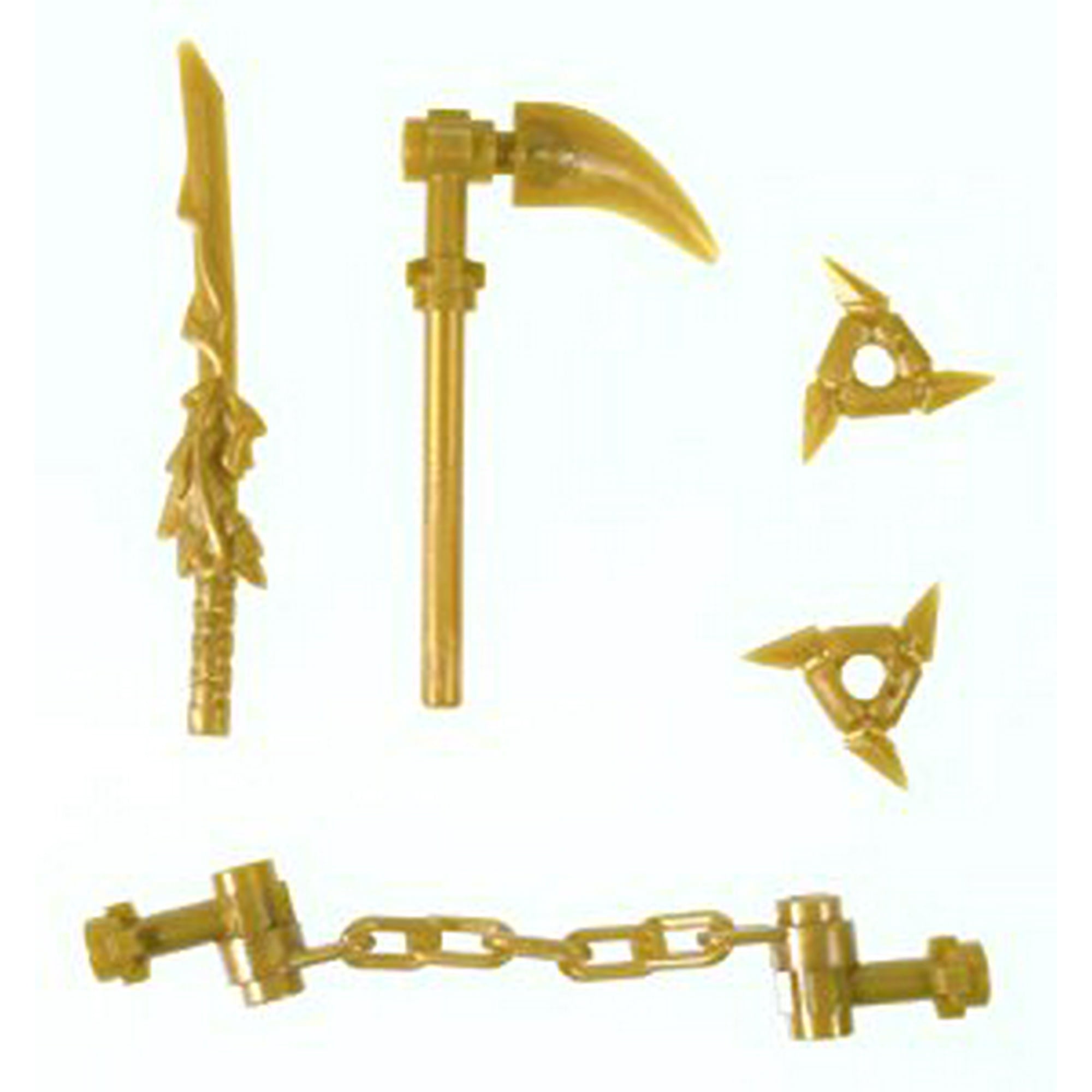 LEGO Ninjago 4 Weapon Lot VERY SMALL for LEGO minifigs Walmart