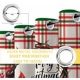 thumbnail image 6 of Christmas Cardinal Birds Blackout Curtains for Bedroom/Living Room, Thermal Insulated Kitchen Curtains, Xmas Holly Leaves Branch Green Red Plaid Grommet Darkening Window Treatment Drapes 27.5"x39"x2, 6 of 8