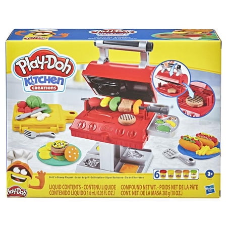 Hasbro BBQ Grill Playset  Multi Color - 14 Piece