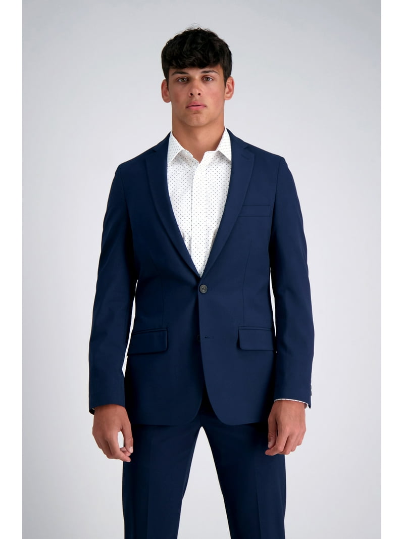 JM Haggar Men's Slim 4 Way Stretch Suit Separate Jacket Slim Fit