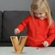 thumbnail image 3 of Lata de ahorro de madera con letras en inglés y cristal transparente., 3 of 6