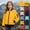 Beige, variant on dazeni Kids Boys Girls Rain Coat No Hood Lightweight Waterproof Soft Shell Jackets Fashion Fall Long Sleeve Zip up Windbreaker Outwear with Pockets Beige 5 Years