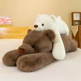 thumbnail image 2 of 60/80/100/120cm Soft / Cartoon / Cute / Stuffed Bear Toy / Polar Bear Pillow / Doll / Children's Birthday Giftbrown80cm Deng Xun unisex, 2 of 2