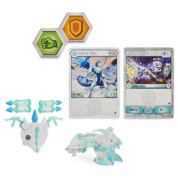 Bakugan Ultra, Sairus with Transforming Baku-Gear, Armored Alliance 3-inch Tall Collectible Action Figure