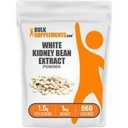 BulkSupplements White Kidney Bean Extract Powder - 1.5g per Serving - 1 Kilogram (2.2 lbs) - 667 Servings