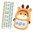 thumbnail image 3 of figatia Talking Flashcards Sensory Toy Pocket Language Learning Machine for Boys Girls Giraffe, 3 of 9