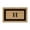 Monogram H, variant on Legendary Doormats 20" x 36" Monogrammed Coir Doormat for Entryway Indoors or Outdoors with Non Slip Rubber Bottom - Monogram E