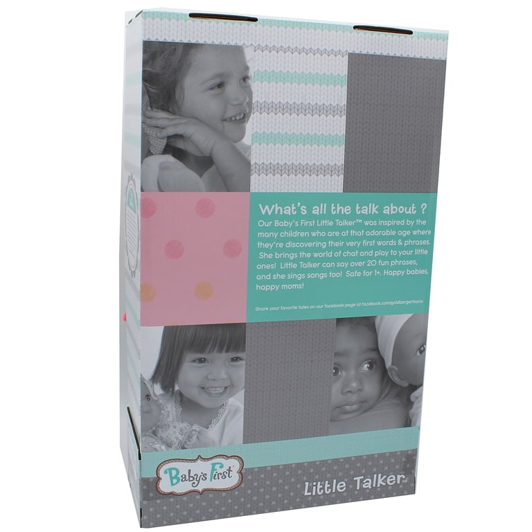 Baby's First Little Talker Brunette Doll, 20 Phrases photo 3