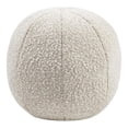 thumbnail image 1 of TOV Furniture Boba Coussin en Tissu Polyester Transitionnel 14x14 Pouces Beige, 1 of 3