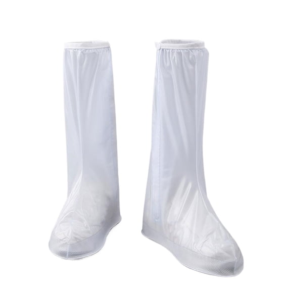 Naiovety Cubiertas impermeables para zapatos para mujeres y días lluviosos duraderos que garantizan una larga vida útil. Paraguas de lluvia blanco XL (41-42 cm)