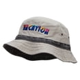 thumbnail image 2 of Vacation Big Size Reversible Bucket Hats - Putty Black 2XL-3XL, 2 of 5