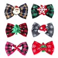 thumbnail image 3 of Christmas Clips Girls Hair Clips Bows Barrettes Hair Accessories,Include Santa,Christmas Tree and Cap, 3 of 8