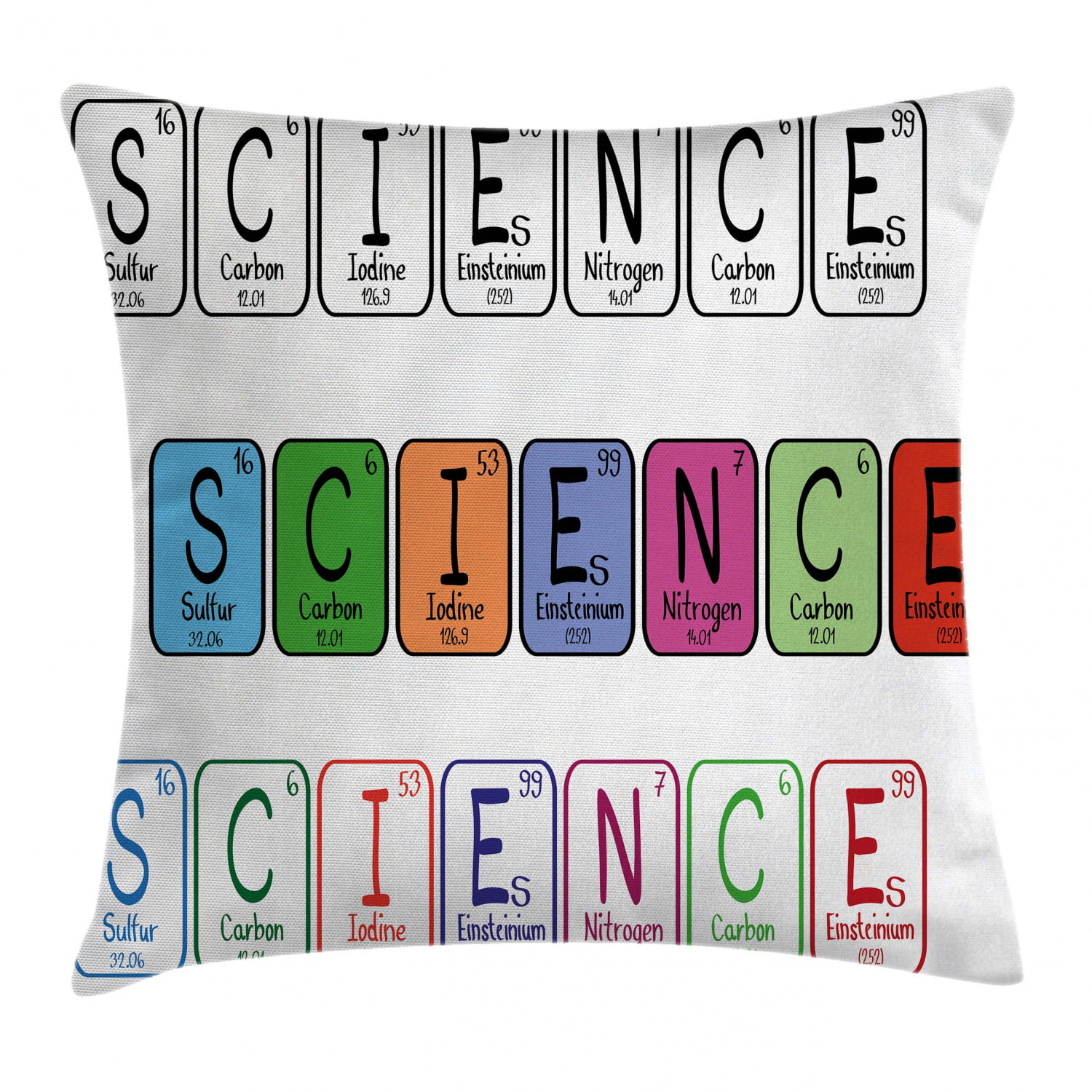 Multicolor Chemistry Science Nerd Chemist Gift Funny Alcohol Beer Drinking Chemist Science Nerd Chemistry Throw Pillow 18x18 