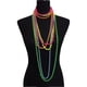 thumbnail image 2 of 6pcs Neon Beads Beaded Necklace for 70s 80s Party Dress Accessories(Random Color), 2 of 3