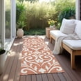 thumbnail image 6 of Addison Rugs Chantille Indoor/Outdoor Transitional Floral Salmon Washable Runner Rug, 2'3" x 7'6", 6 of 6
