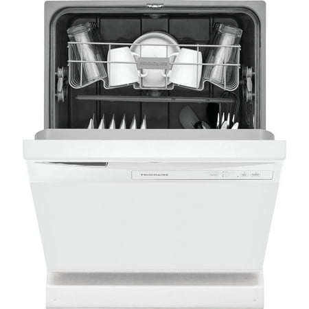 Frigidaire 24" Front Control Built-In Dishwasher, 62dba - White