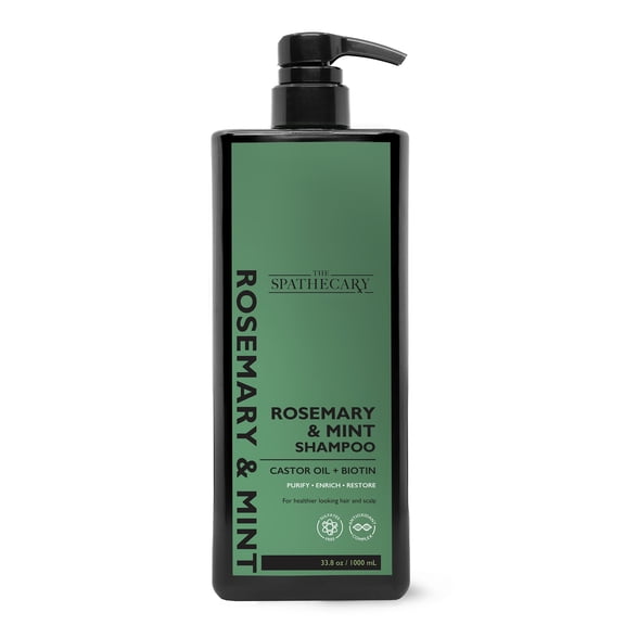 The Spathecary Rosemary & Mint Shampoo with Castor Oil   Biotin 33.8 oz