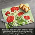 thumbnail image 6 of CounterArt Nature's Grace Red Floral 3mm Glass Cutting Board 10" by 8", 6 of 7
