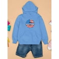 thumbnail image 3 of Patriotic Sunflower Usa Hoodie Juniors -Image by Shutterstock,  Large, 3 of 4