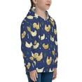 thumbnail image 3 of Fotbe Funny Chicken Pattern Youth Pullover Hooded Sweatshirt, Boys Hoodie, Kangaroo Pocket Hoodie for Kids Girls -X-Large, 3 of 6