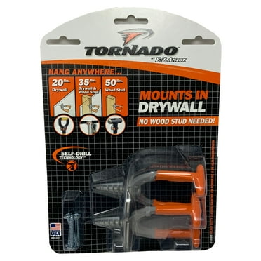 Racor U1000 Tornado By E-Z Ancor Heavy Duty U-Hook - Drywall or Stud Mountable (1 Pack)