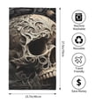 thumbnail image 2 of KLL Vintage Pattern Flower Skull Ultra Absorbent & Soft Hand Towels for Bath, Hand, Face, Gym and Spa-27.5x16in, 2 of 7
