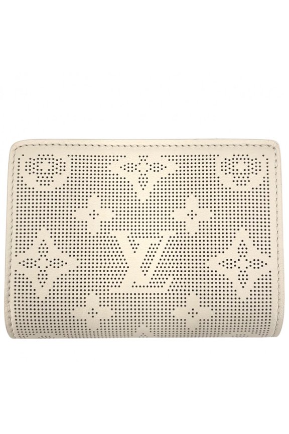 Pre-Owned Louis Vuitton Tri-fold Wallet for Women, Monogram Mahina, Portefeuille Claire Compact...