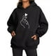 thumbnail image 1 of Sudadera Hoodie Deportiva Con Capuchaletra De Mujer Impresa, 1 of 8