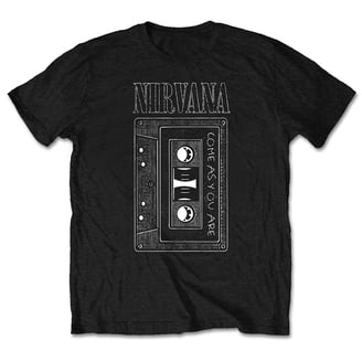 NIRVANA 2005年 コピーライト cassette tape Tシャツ Men's Nirvana In Utero Slim Fit T-shirt Large Blue - Walmart.com