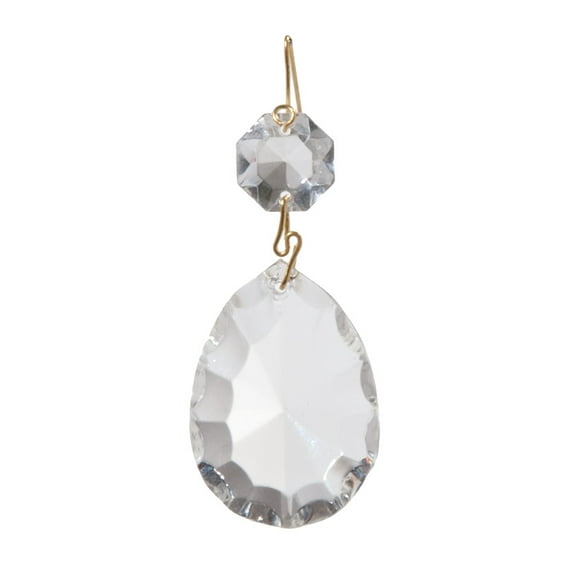 B&P Lamp® 1 1/2" (38 Mm) Clear, Fire Polished Pendalogue