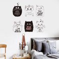 thumbnail image 3 of CAROOTU Cute Cat Wall Sticker Romantic Bedroom Home Wall Mural Customize Wallpaper, 3 of 5