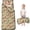 Bigfoot and Mountain Beige Pattern, variant on Bigfoot and Mountain Beige Pattern Teens Toddler Nap Mat with Pillow, Sleeping Mat Bag for Preschool Daycare 59"x22"