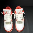 thumbnail image 4 of Nike Air Jordan 4 Retro OG GS Fire Red 2020 Men's Shoes - Size 4, 4 of 5