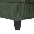thumbnail image 3 of U Shaped Sectional Sofa,6-Seats Modular Corduroy Sofa Couch with Ottoman for Living Room,Green, 3 of 7