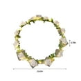 thumbnail image 3 of Nmdmisc LED Flower Headband Crown,Valentine's Day Gifts,Flower Wreath Headband Luminous,Light up Headband LED Hair Accessories Crown Luminous Head Band (White), 3 of 6
