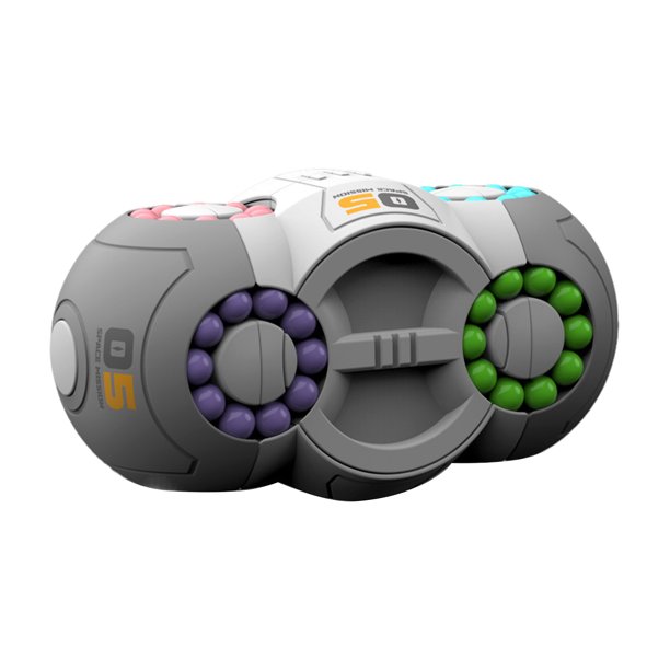 Bewildely Rompecabezas Tren Alivia Whirling Wonder Juegos de inteligencia Habilidades lógicas Conjunto ABS para relajación Steampunk Wonder Juguetes Educativos Gris