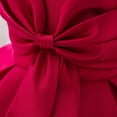 thumbnail image 7 of Kiijoy Girls Sleeveless Bow Party Dress Birthday Wedding Dress Pageant Gown, Sizes 3M-4T, 7 of 7