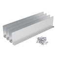 thumbnail image 3 of 4 Pieces Straight Rain Diverter Roofing Gutter Guards Water Guard Gutter, 3 of 7