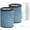 HP302-2 Pack, variant on HP302 Neverchange Replacement Filter Compatible with Shark HP302 HP301 HP201 HP202 UA205 AP1000 HC501 HC502 Air Purifier MAX, 4-in-1 H13 Grade True HEPA Filter, Part # HE2FKBAS, HE2FKBASMB,HE3FKPET