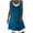 Dark Blue formal dresses for women, variant on up to 60% off Gifts Usmixi Formal Dresses for Women Plus Size Fashion Fake 2 Pieces Loose Swing Tank Midi Dresses Scoop Neck Sleeveless Solid Summer Knee-Length Dress Brown XXXL