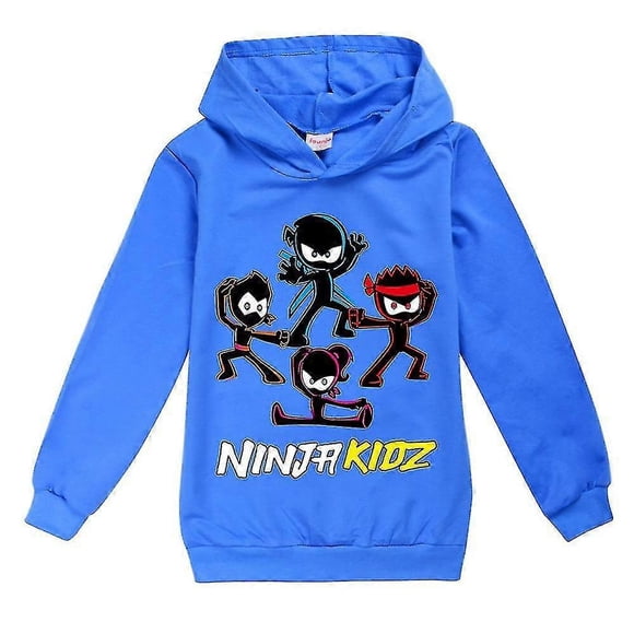Ninja Kidz Printed Hoodies teenager Boys Girls Long Sleeve Hooded Sweatshirt Casual Pullover Jumper Tops