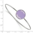 thumbnail image 3 of Sterling Silver Bracelet Greek Sigma Kappa 19 mm 7 in LogoArt Enameled Slip-on Bangle, 3 of 3