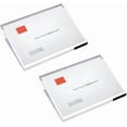 thumbnail image 6 of 2Pcs Acrylic Label Holder Price Tag Displays Sign Holder 2.4x3.5 Inch Acrylic Base Table Top Sign Stand Clear Price Display Stand DIY, 6 of 9