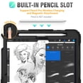 thumbnail image 2 of Funda HXCASEAC para iPad Air de 11 pulgadas (2025 M3/2024 M2), color negro, 2 of 8