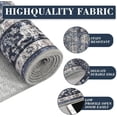 thumbnail image 4 of Qinaqin 8*10ft (244*305cm) 100% Polyester Rug 350Gsm Velvet cm de Anchoeight (Total About 1150Gsm) Pearl Cotton Tpr Anchoashed Folding Backing Carpet Som-Persia-Arbor blue, 4 of 7